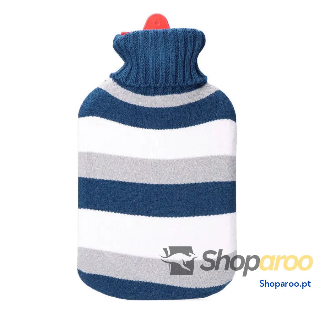 Botija de Água Quente EDM 76772 Multicolor Riscas Lã 2 L