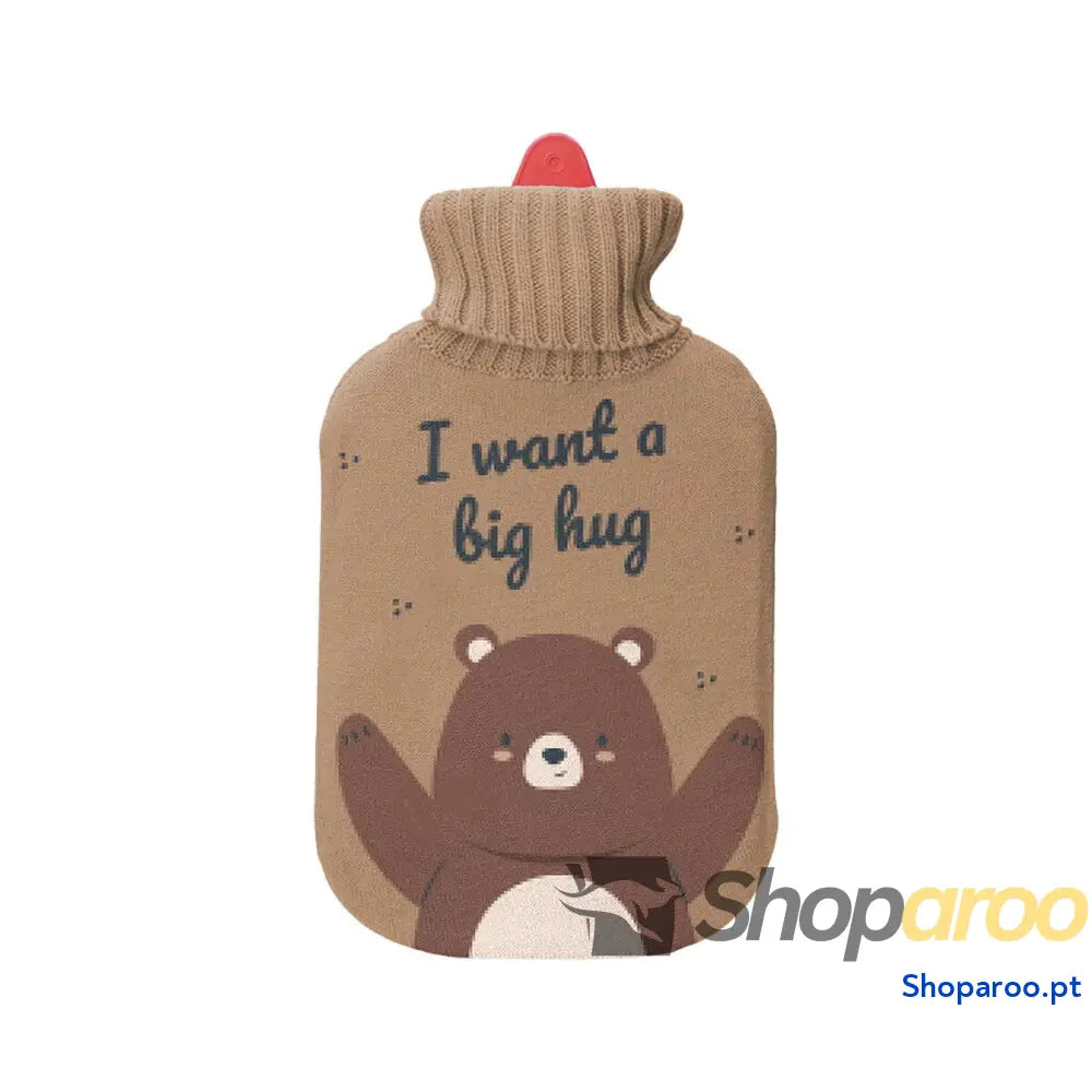 Botija de Água Quente EDM 78990 Urso de Peluche 2 L