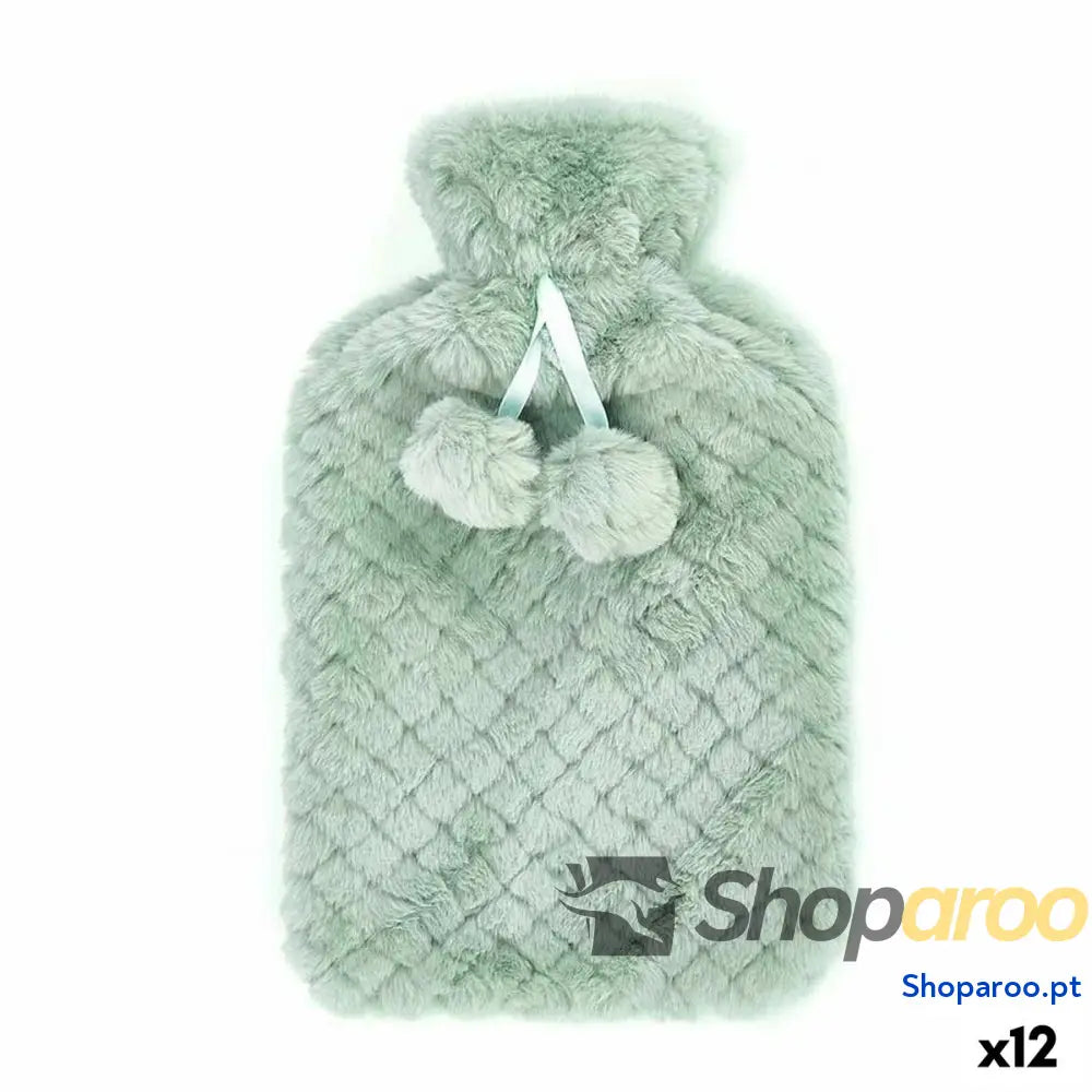 Botija de Água Quente Verde Plástico 1,8 L (12 Unidades)