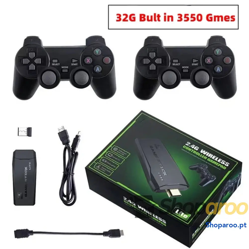 Boyhom M8 Consola de Jogos Retro 4K HD com 20000 e 64GB