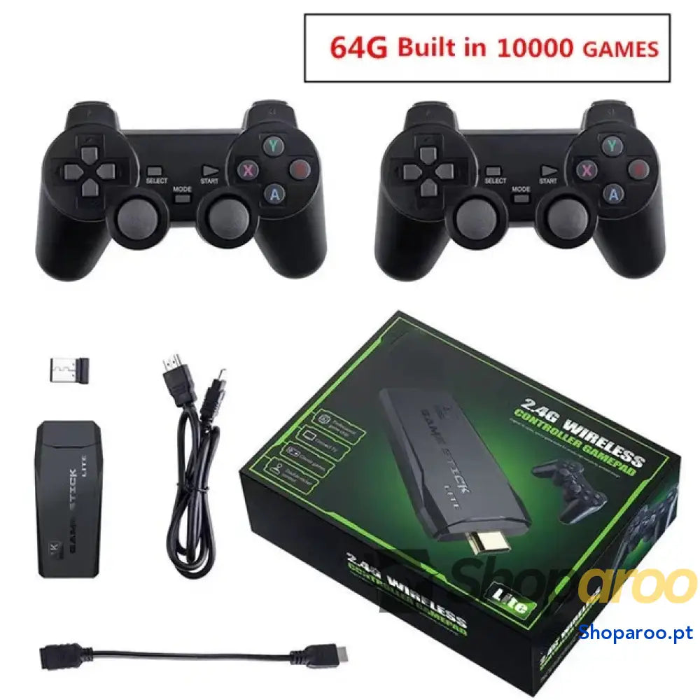 Boyhom M8 Consola de Jogos Retro 4K HD com 20000 e 64GB