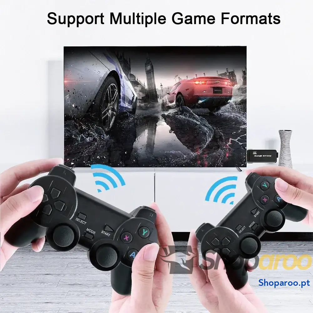 Boyhom M8 Consola de Jogos Retro 4K HD com 20000 e 64GB