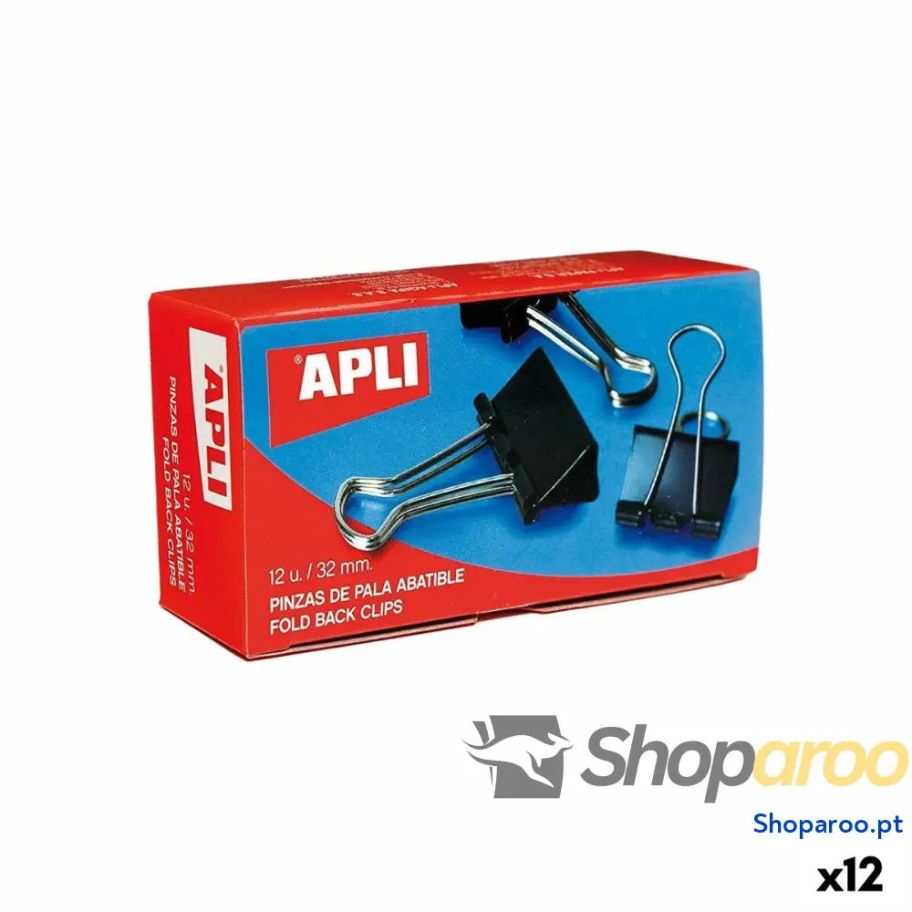 Braçadeiras Apli Preto Prateado 41 mm (12 Unidades)