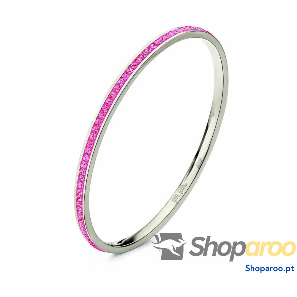Bracelete Folli Follie 3B13F010D Cor de Rosa 17 cm
