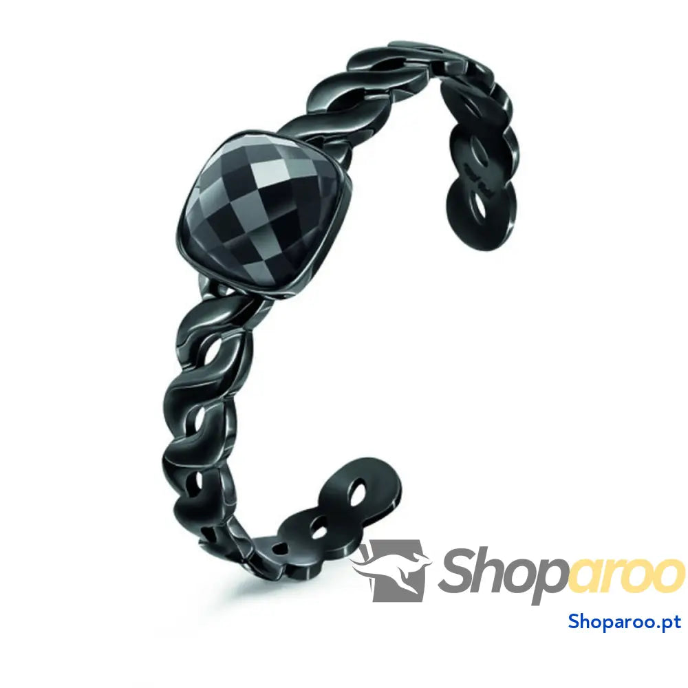 Bracelete Folli Follie 3B15T013KK Preto (17 cm)