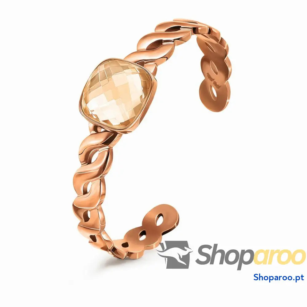 Bracelete Folli Follie 3B15T013RS Cor de Rosa (17 cm)