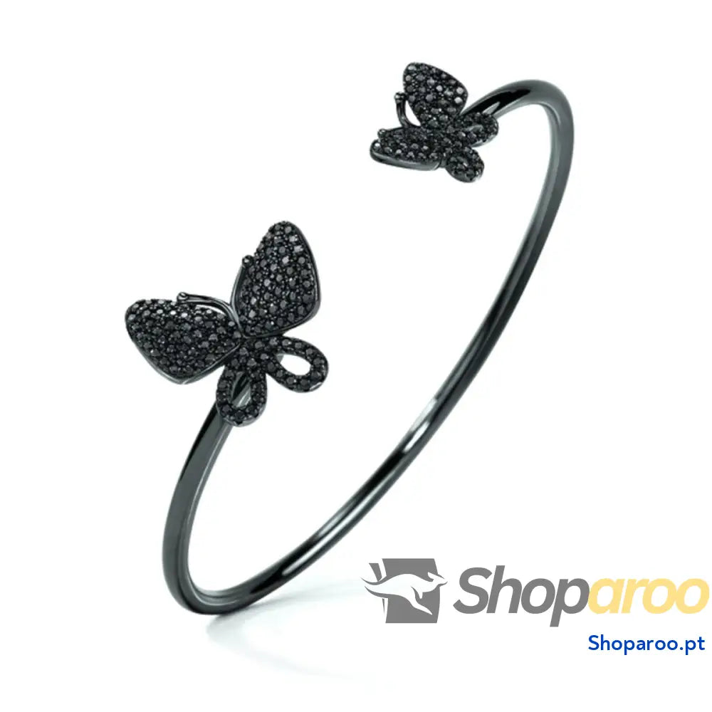 Bracelete Folli Follie Borboletas Prata esterlina (Ø 55 mm)