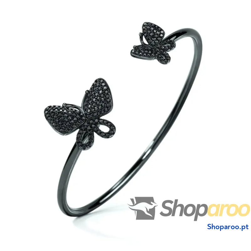 Bracelete Folli Follie Borboletas Prata esterlina (Ø 55 mm)