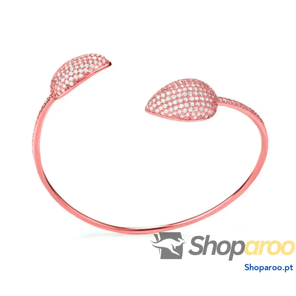 Bracelete Folli Follie Cor de Rosa (17 cm)