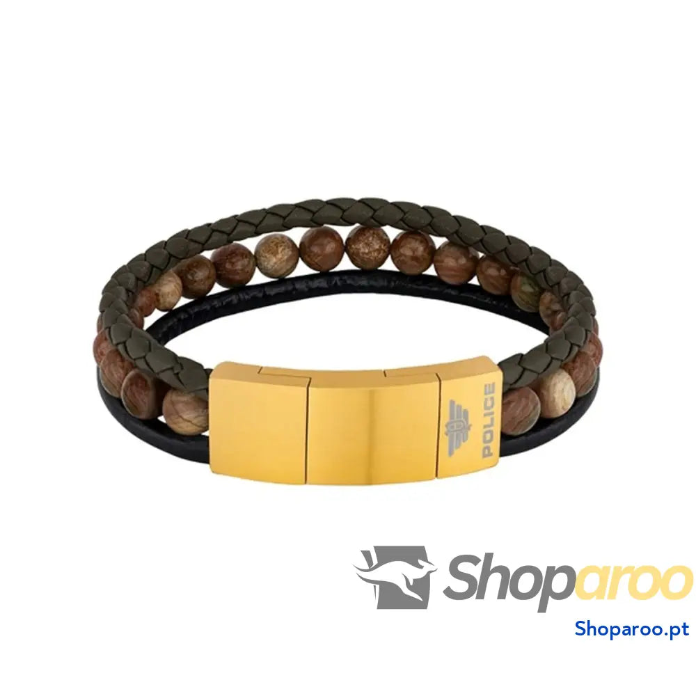 Bracelete masculino Police PJ26552BLK.06