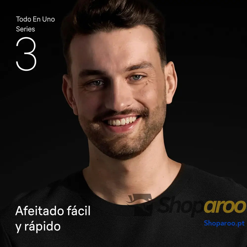 Braun Aparador tudo em um série 3 AIO3545 kit de Styling 8 1 para barba e cabelo 14 comprimentos máquina cortar com 50