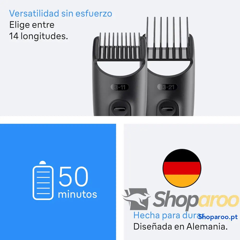 Braun Aparador tudo em um série 3 AIO3545 kit de Styling 8 1 para barba e cabelo 14 comprimentos máquina cortar com 50