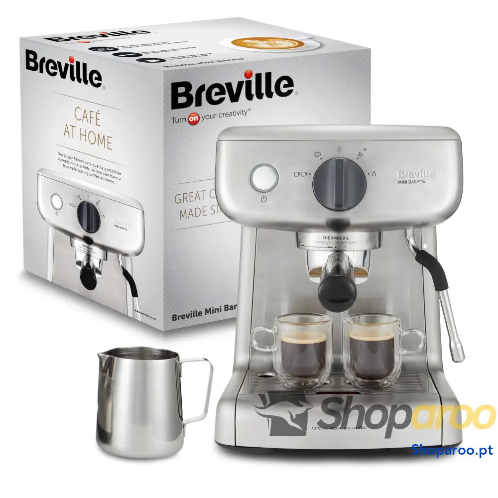 Breville Barista Max máquina de café expresso totalmente automática com moinho integrado e bomba italiana 15 bares