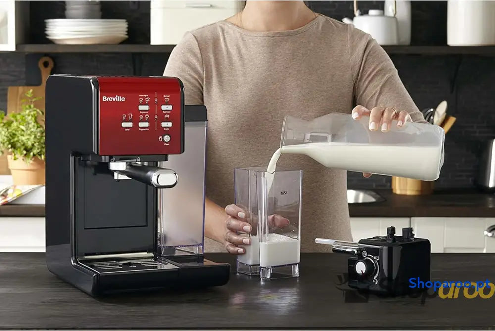 Breville Prima Latte II Espresso | Cafeteira para latte e cappuccino | Bomba profissional de 15 bares espumador