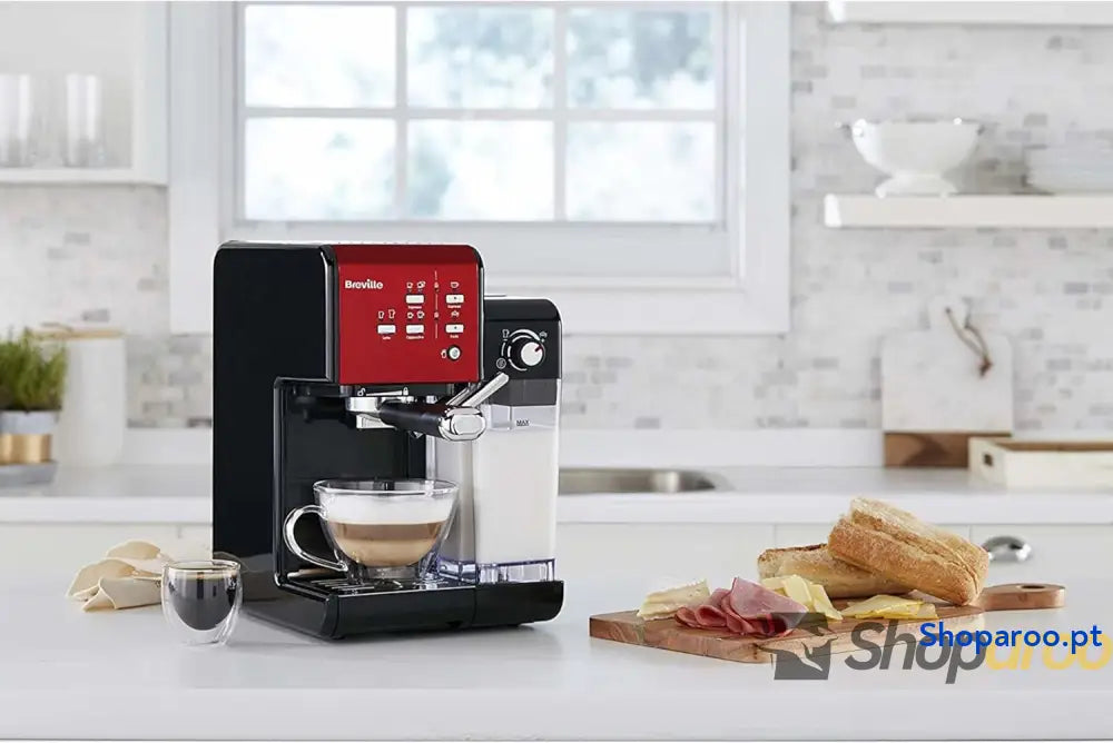 Breville Prima Latte II Espresso | Cafeteira para latte e cappuccino | Bomba profissional de 15 bares espumador