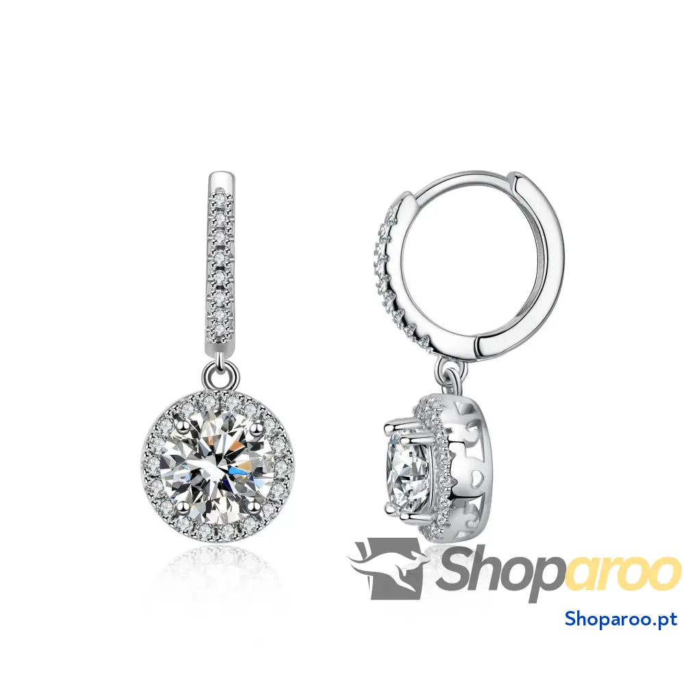 Brincos Redondos em Prata de Lei S925 Elegância Simples