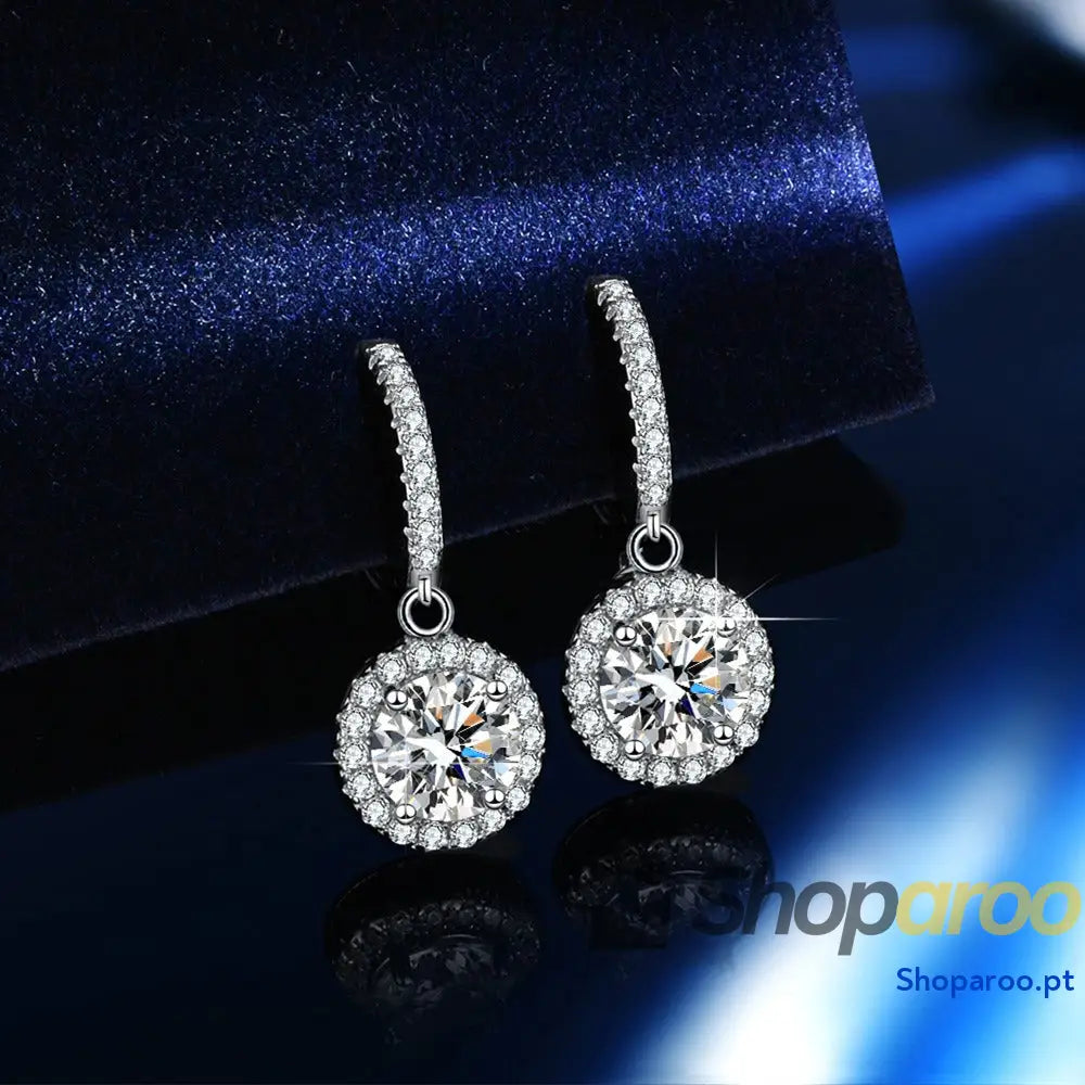 Brincos Redondos em Prata de Lei S925 Elegância Simples
