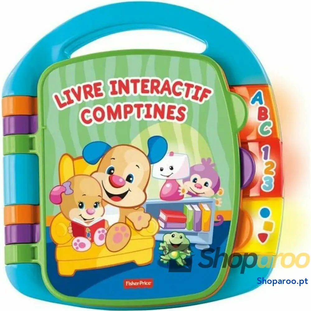Brinquedo de bebé Fisher-Price Interactive Book Nursery Rhymes Puppy