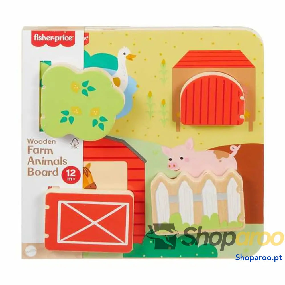 Brinquedo de bebé Mattel 20 x 20 x 1,91 cm animais