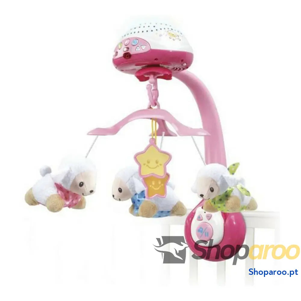 Brinquedo de bebé Vtech Baby Sheep Count Cor de Rosa Plástico Berço de Bebé