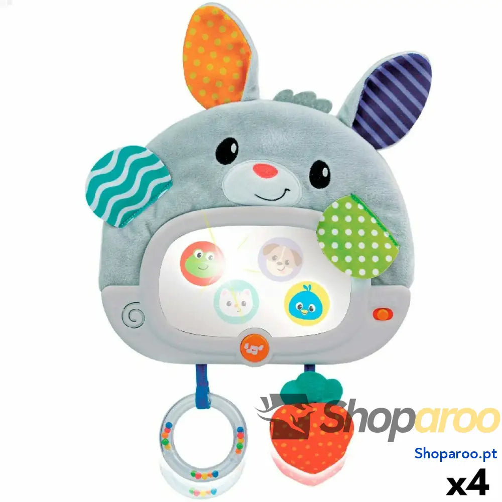 Brinquedo de bebé Winfun Coelho 25 x 35 x 2,5 cm (4 Unidades)
