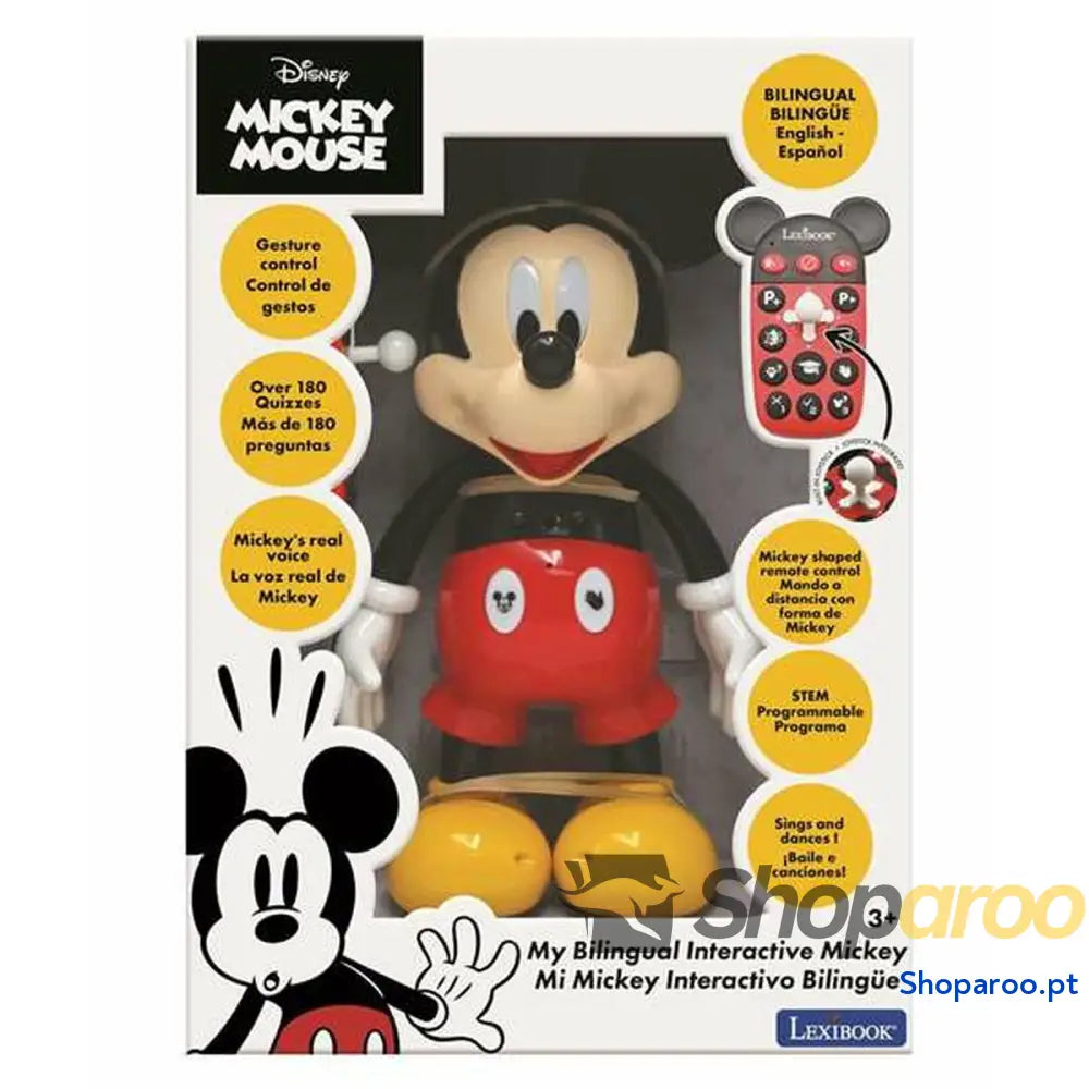 Brinquedo Interativo Mickey Mouse 29,8 x 21 13,1 cm