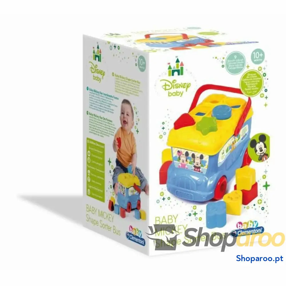 Brinquedo Interativo para Bebés Clementoni The Mickey Mouse Bus 9 Peças