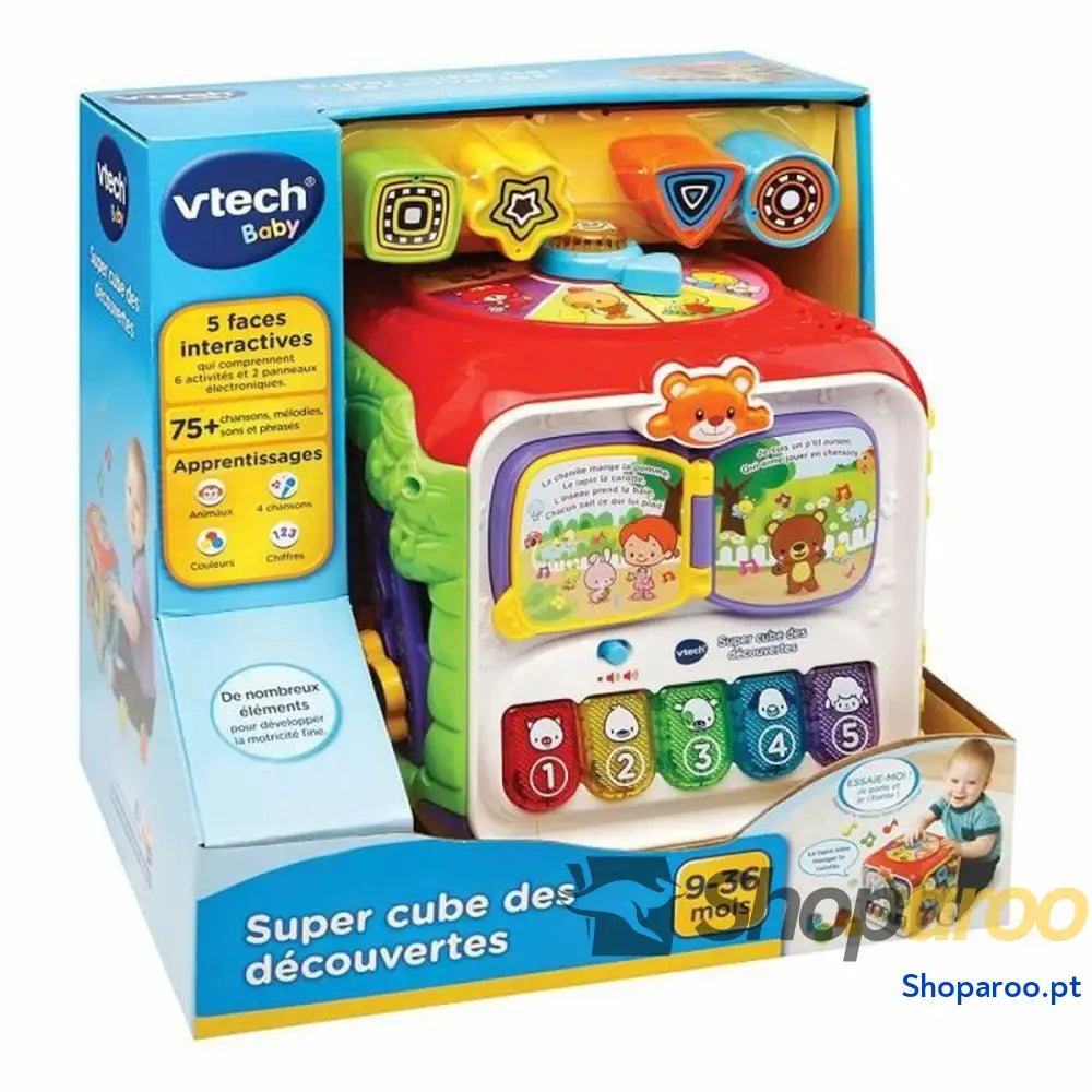 Brinquedo Interativo para Bebés Vtech Baby Super Cube of the Discoveries