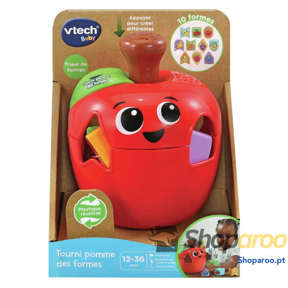 Brinquedo Interativo para Bebés Vtech Baby Tourni Pomme Des Formes