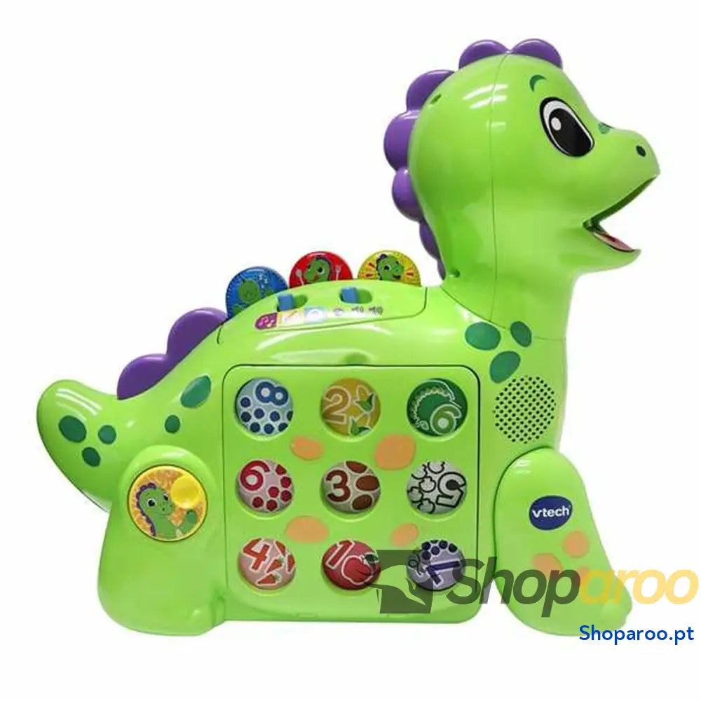 Brinquedo Interativo Vtech 35 x 13,3 x 33 cm Verde Dinossauro Brinquedo Interativo Desenho Magnético Maçã