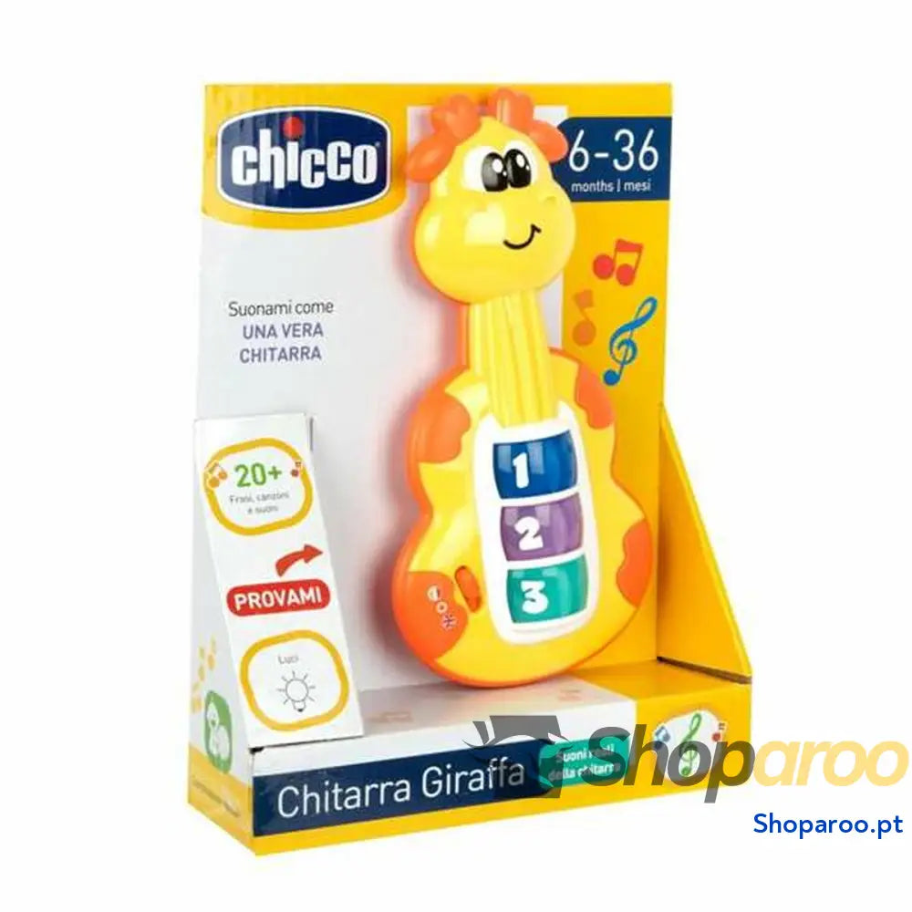 Brinquedo musical Chicco Som Luzes Girafa