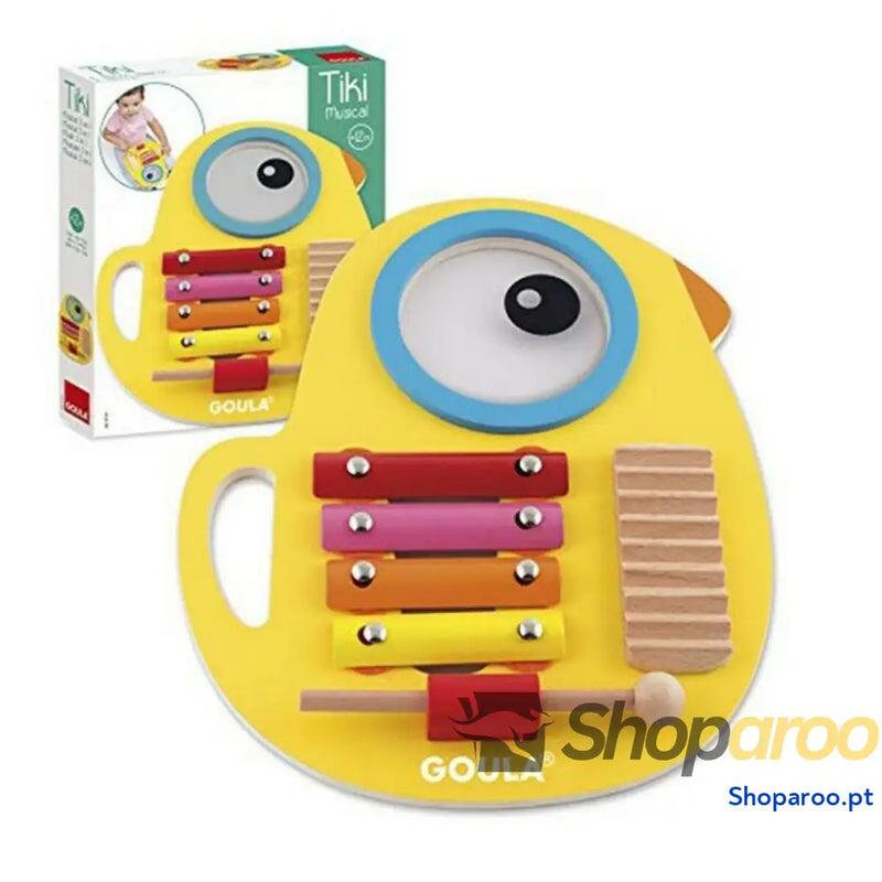 Brinquedo musical Goula D53132 Amarelo Madeira
