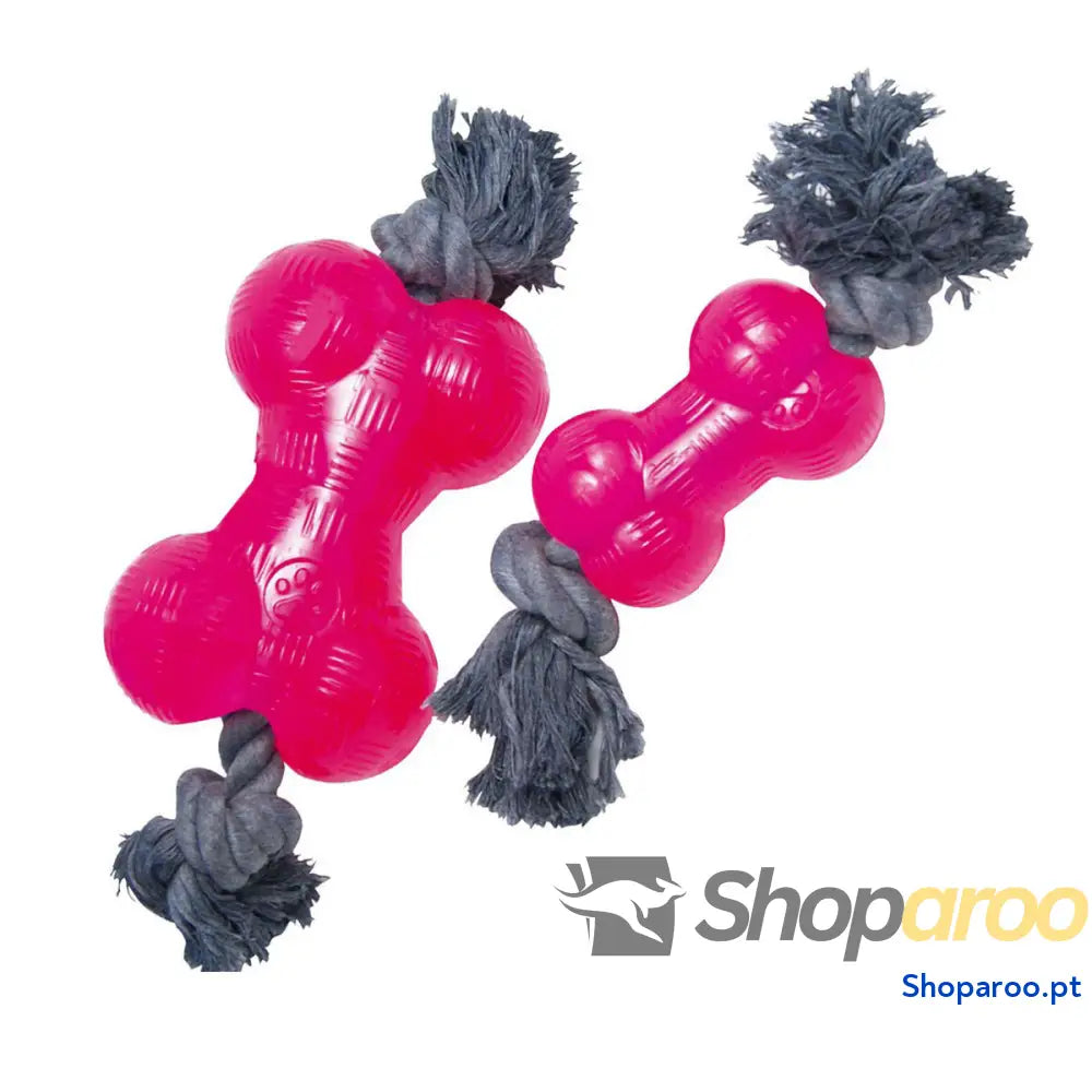 Brinquedo para cães Gloria Osso Cor de Rosa S (9 cm)