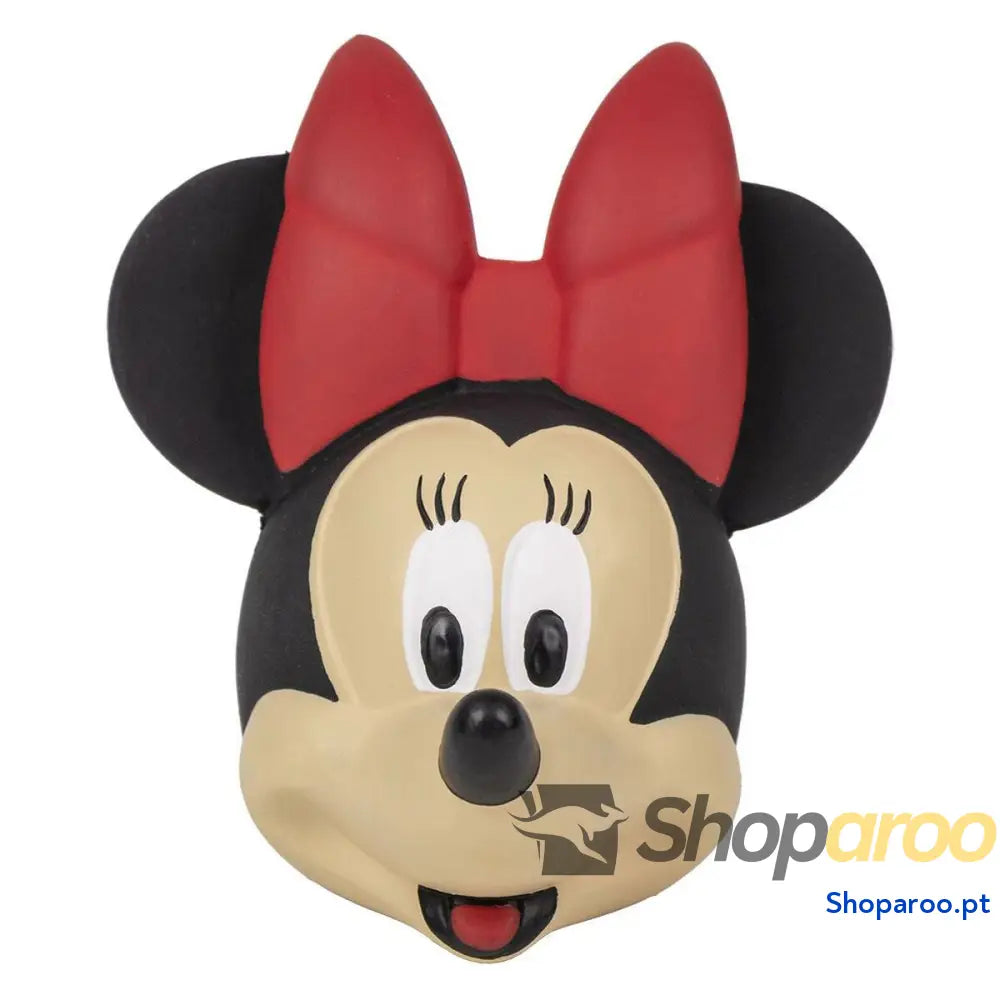 Brinquedo para cães Minnie Mouse Preto Vermelho Látex 8 x 9 x 7,5 cm