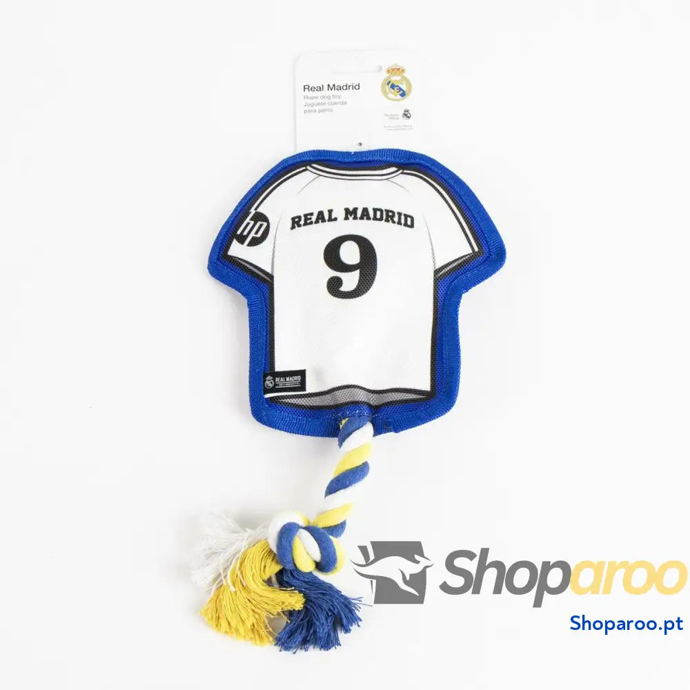Brinquedo para cães Real Madrid C.F. Branco Poliéster Algodão