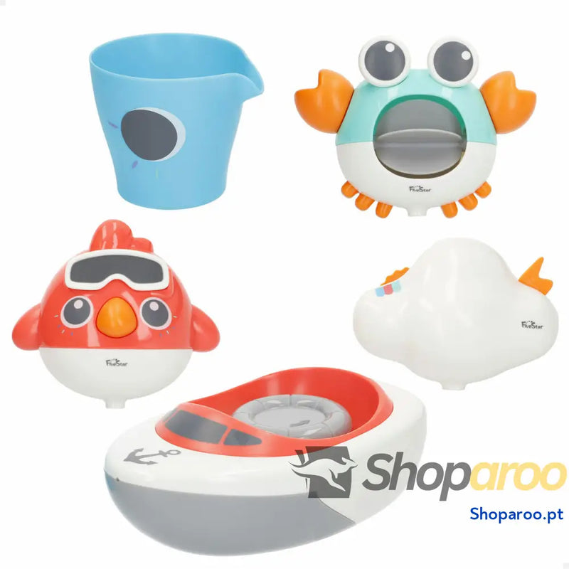 Brinquedo para o Banho Colorbaby 16 x 6,5 9 cm 6 Unidades