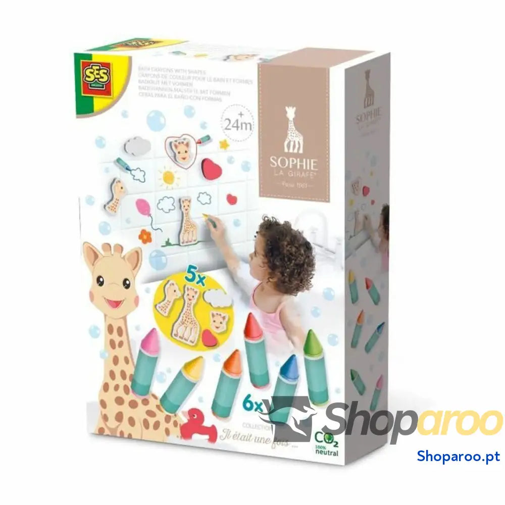 Brinquedo para o Banho SES Creative Sophie La Girafe & Duche
