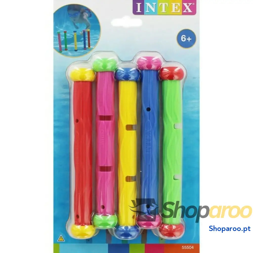 Brinquedo Submergível para Mergulhar Stick Intex 55504 5 Peças