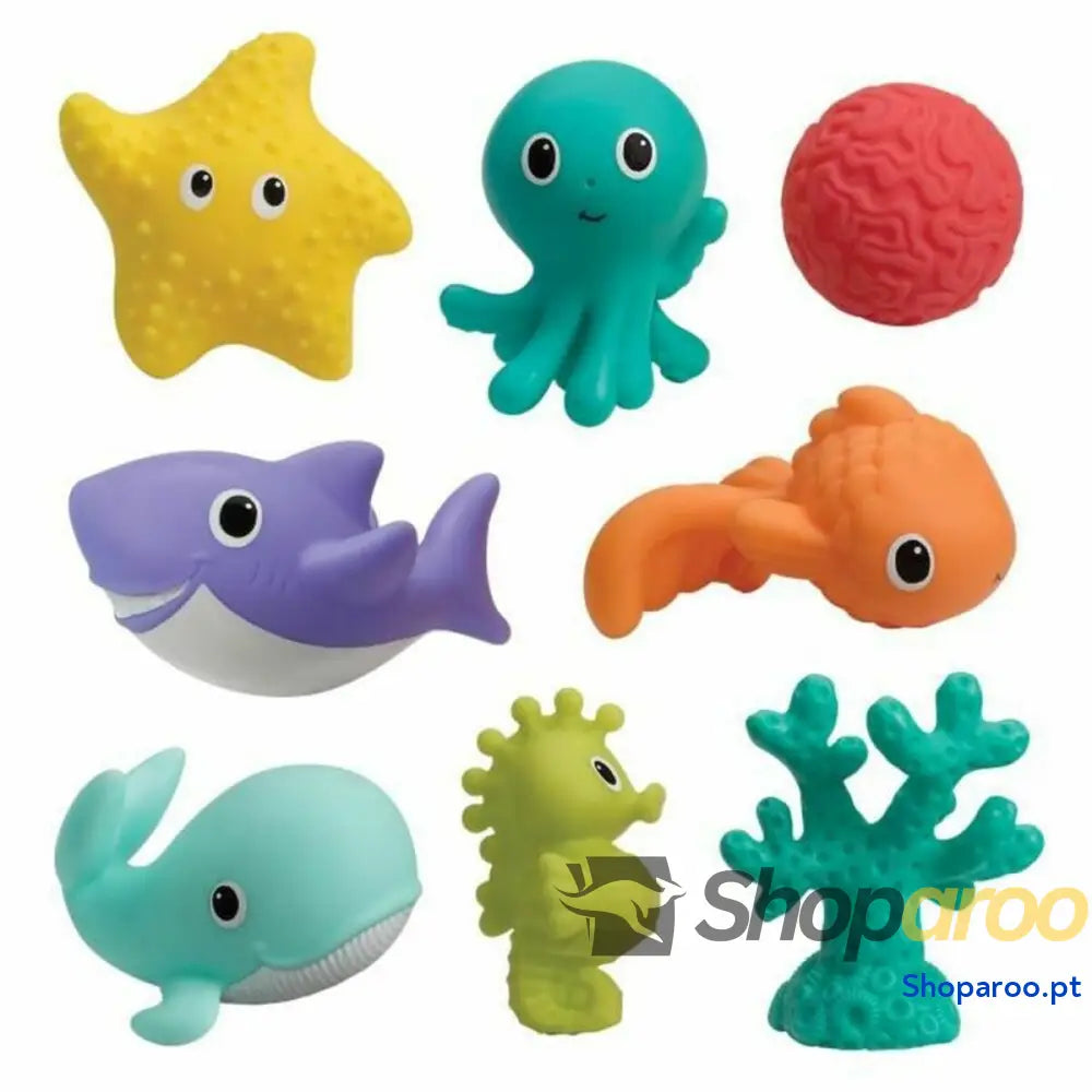 Brinquedos Para o Banho Infantino 8 Peças