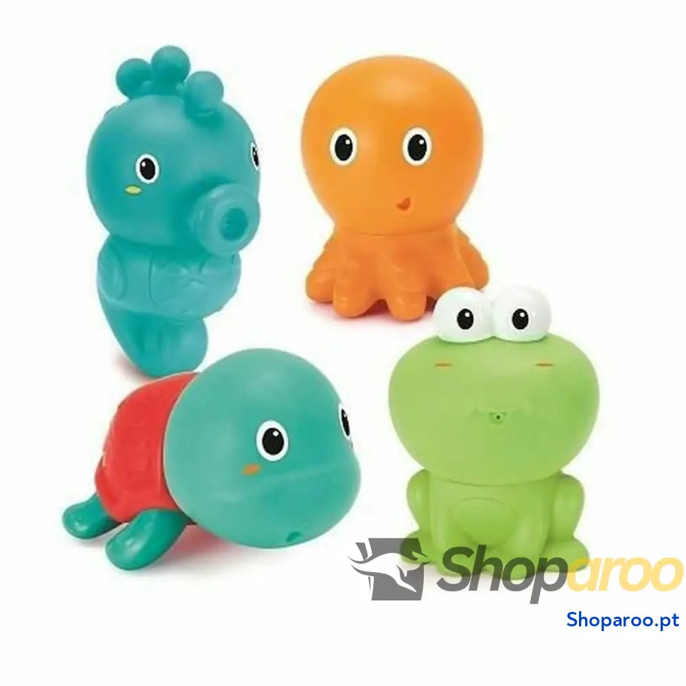 Brinquedos Para o Banho Infantino Sensory 4 Peças