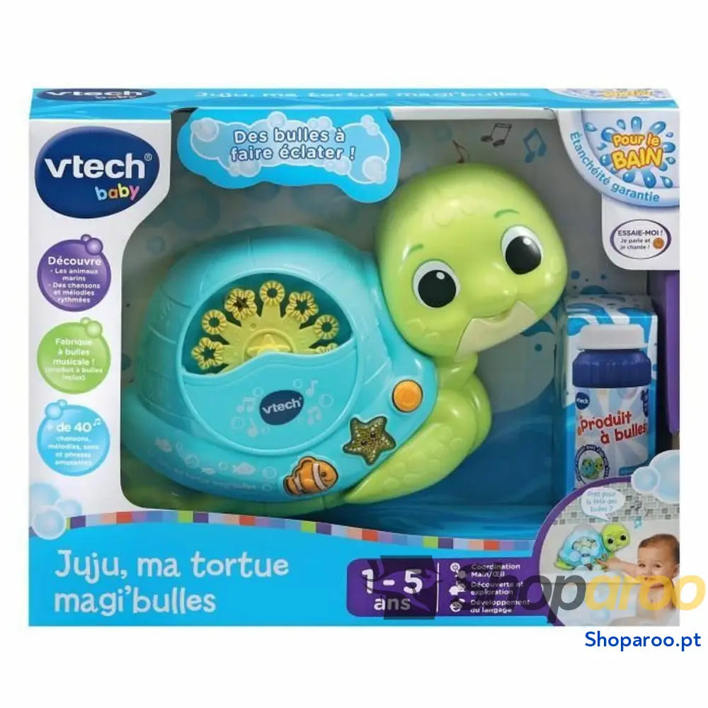 Brinquedos Para o Banho Vtech Baby Juju ma tortue magi bulles
