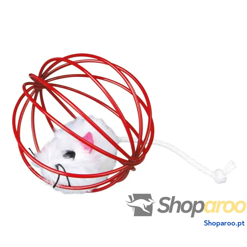 Brinquedos Trixie Mouse in a Wire Ball Multicolor Poliéster