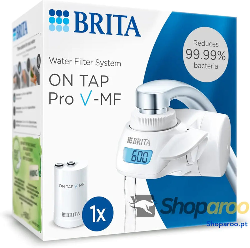 BRITA Sistema de filtragem para torneira água filtrada excelente sabor inclui 1 filtro 600 litros por cartucho cor