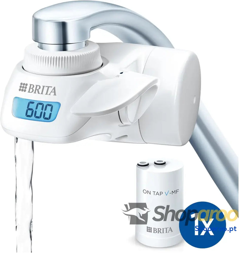 BRITA Sistema de filtragem para torneira água filtrada excelente sabor inclui 1 filtro 600 litros por cartucho cor