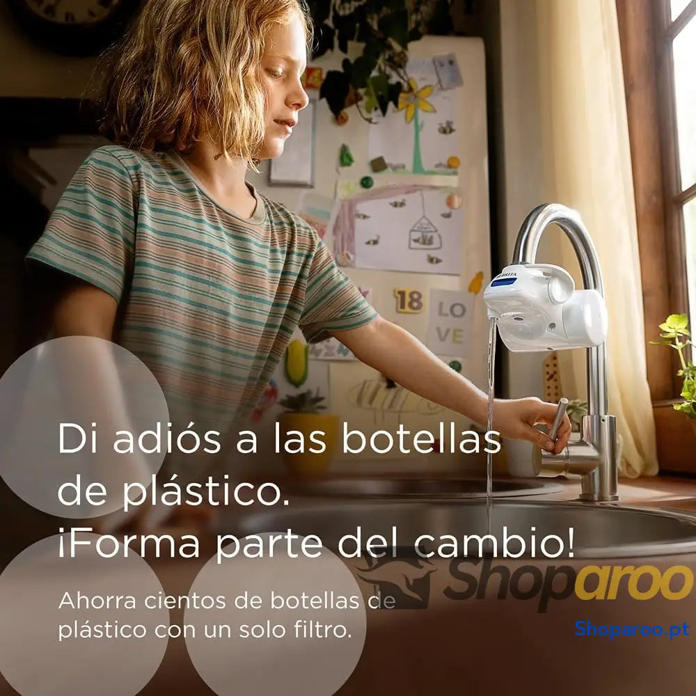 BRITA Sistema de filtragem para torneira água filtrada excelente sabor inclui 1 filtro 600 litros por cartucho cor
