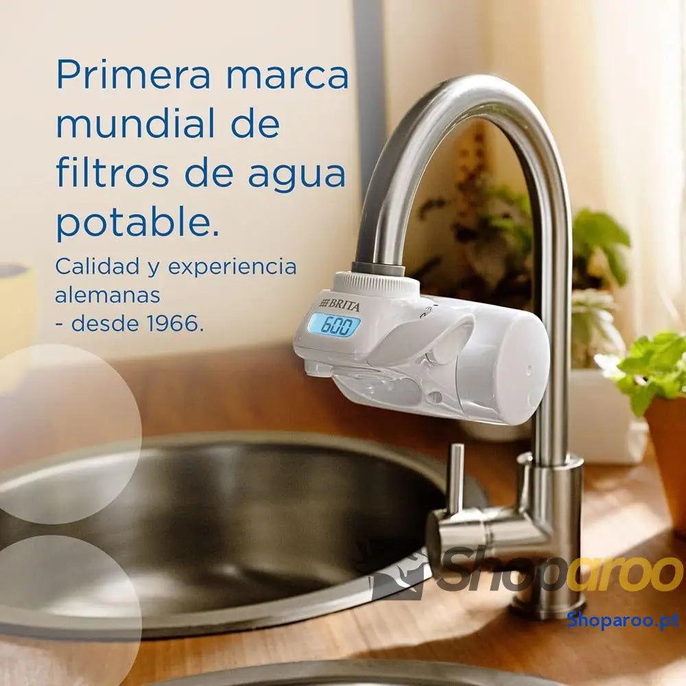 BRITA Sistema de filtragem para torneira água filtrada excelente sabor inclui 1 filtro 600 litros por cartucho cor