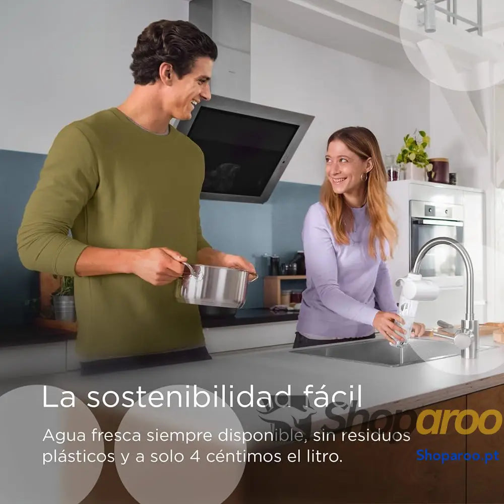 BRITA Sistema de filtragem para torneira água filtrada excelente sabor inclui 1 filtro 600 litros por cartucho cor