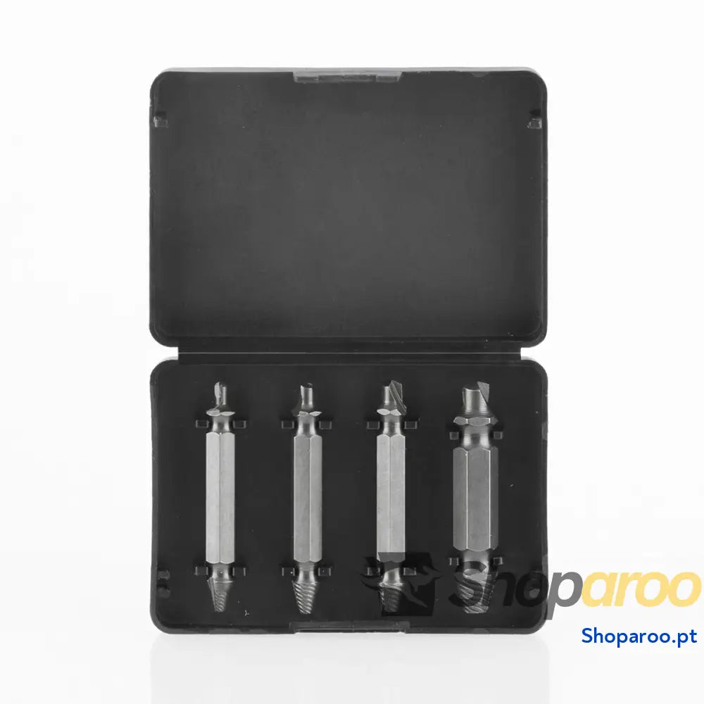 Brocas para Extrair Parafusos Danificados InnovaGoods 4 Unidades