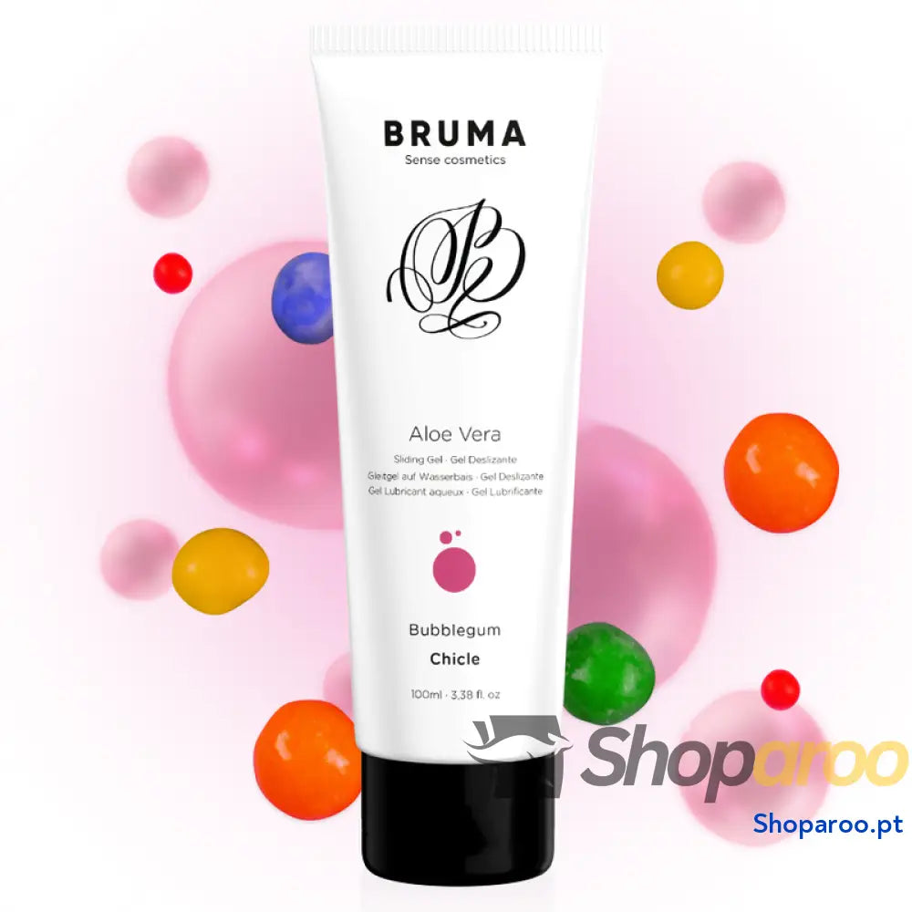 BRUMA GEL DESLIZANTE DE ALOE VERA SABOR BUBBLEGUM 100 ML
