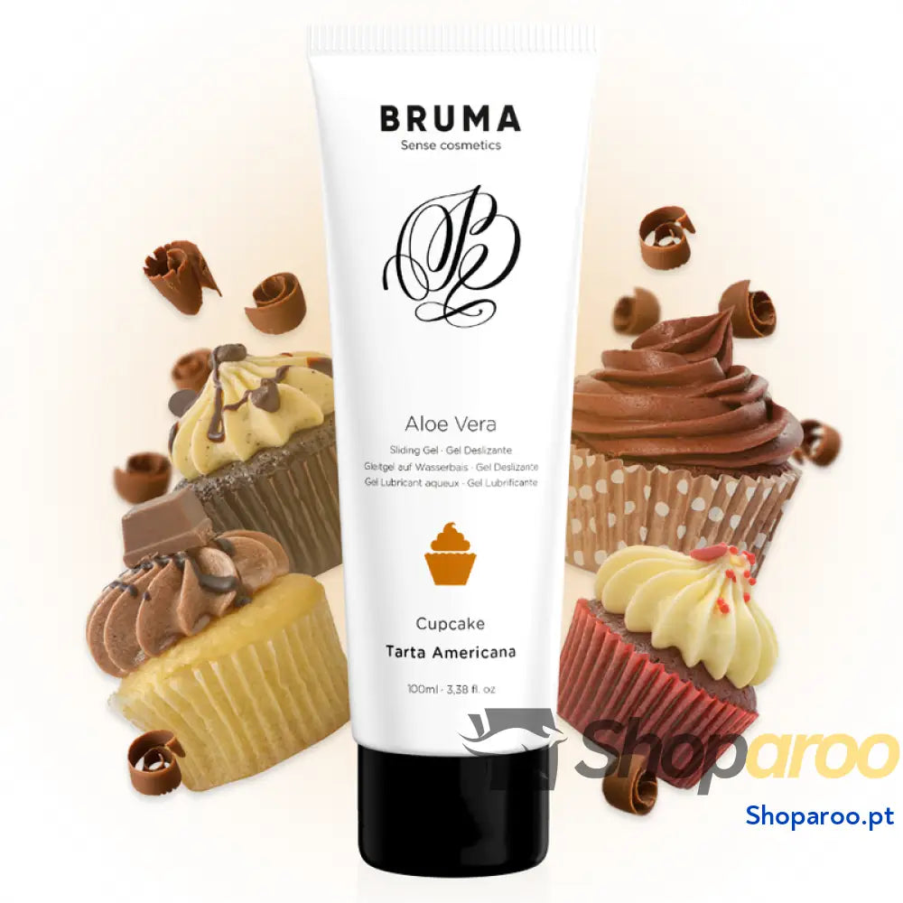 BRUMA GEL DESLIZANTE DE ALOE VERA SABOR CUPCAKE 100 ML